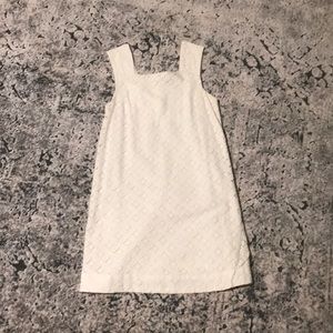 White gently worn summer dress